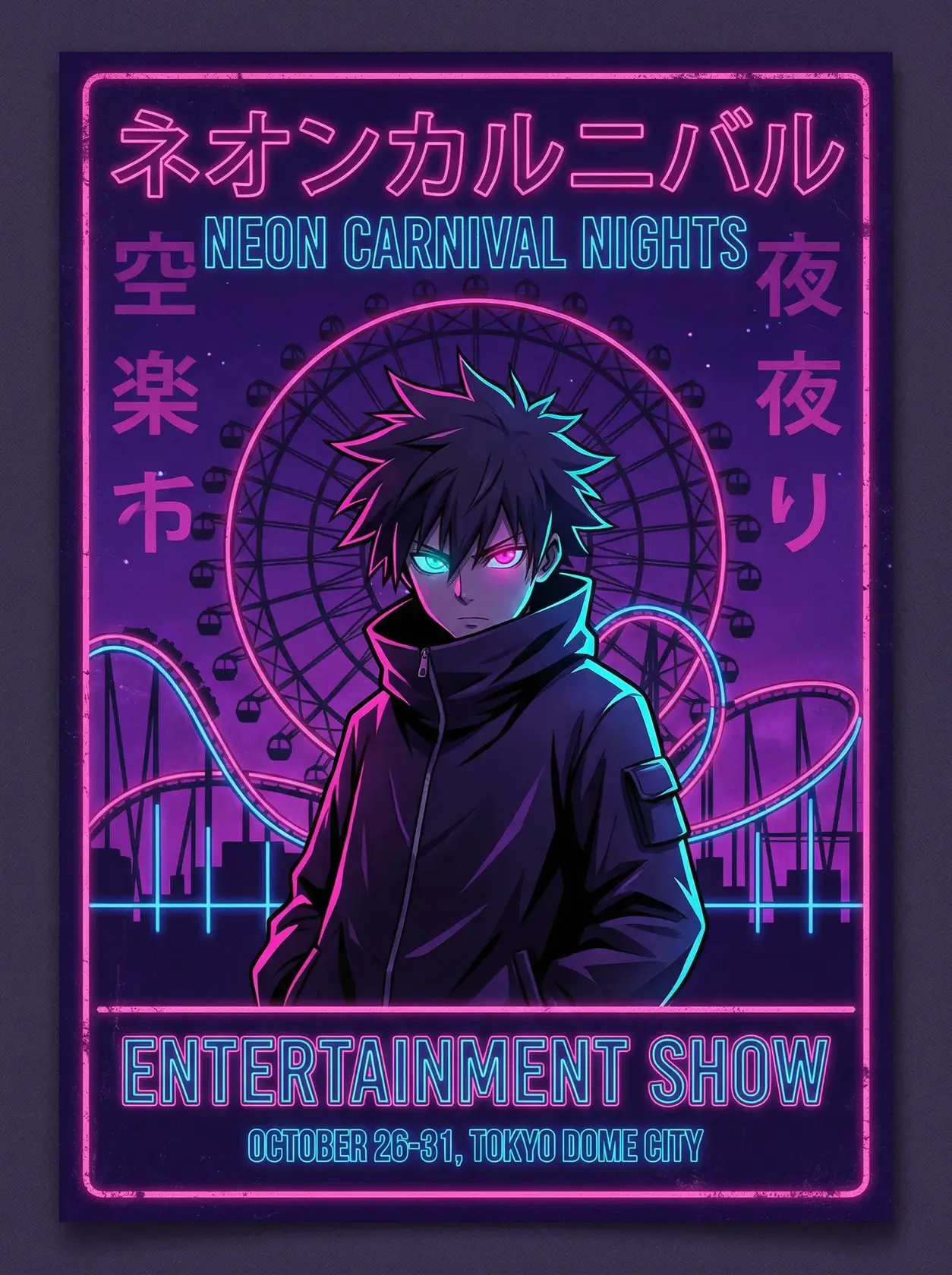 18禁 - 成人动漫专区赛博嘉年华主题海报